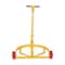 Vestil Steel Low Profile Drum Dolly W/ Poly On Steel Casters, 21-5/8" x 31-5/8" x 37-5/8", 1200 Lb Cap, Yel LO-DC-PU - alternate 3
